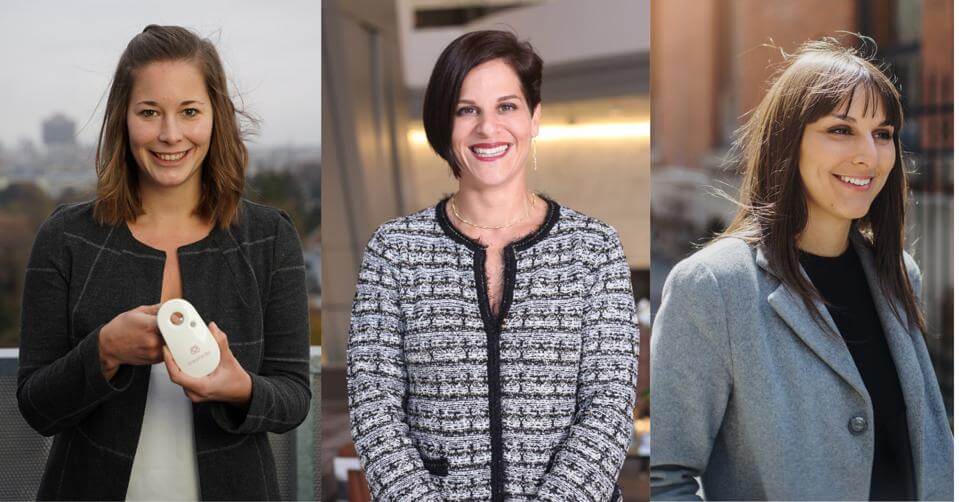 Three femtech startup founders: breathe ilo, OCON Healthcare and Eli