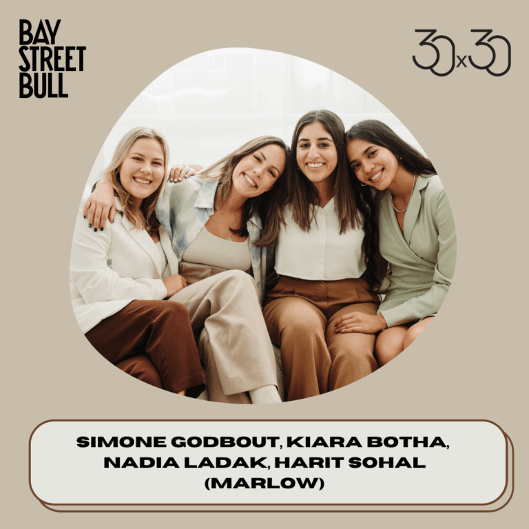 Simone Godbout, Kiara Botha, Nadia Ladak, and Harit Sohal of Marlow
