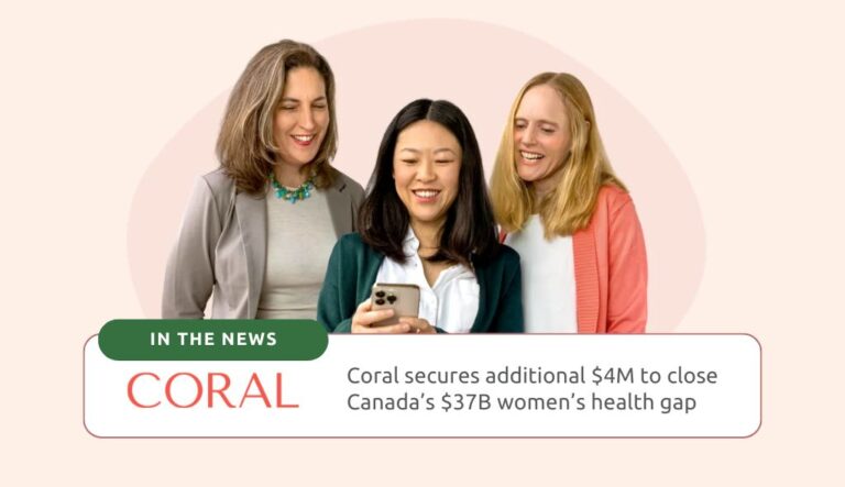 Three women using and observing CORAL app
