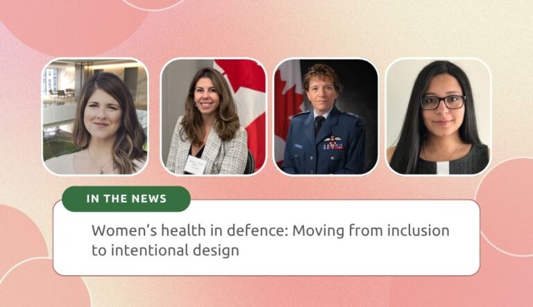Explore why women's health in defence requires intentional system design, from equipment testing to clinical research, and how we can do it.