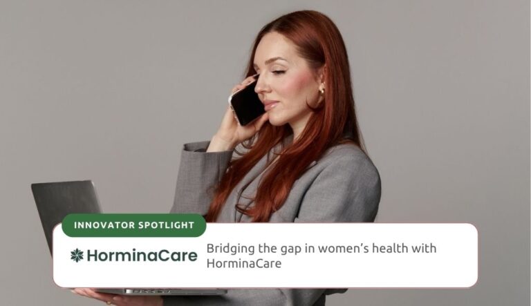 A professional woman talking on phone