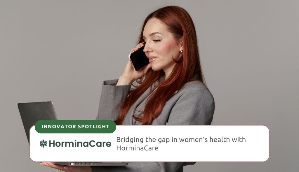 A professional woman talking on phone