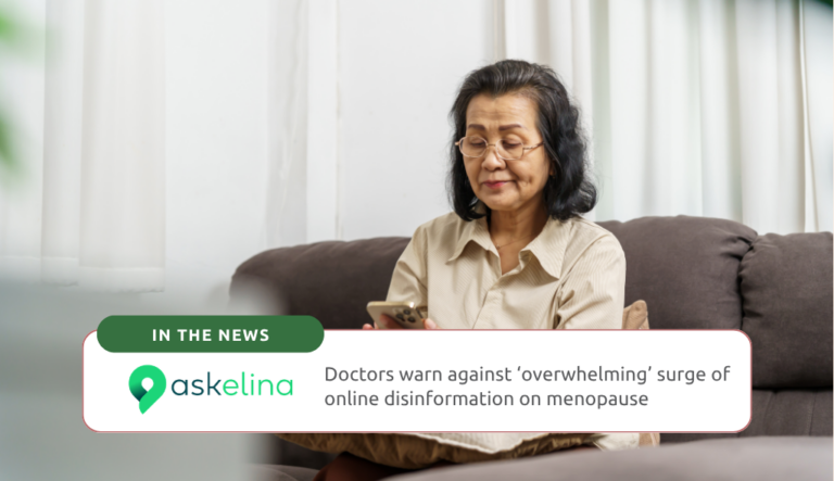 Doctors warn against ‘overwhelming’ surge of online disinformation on menopause