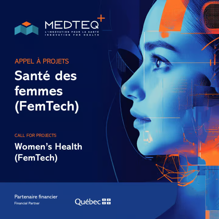 MEDTEQ+ Call for Projects in Women's Health (FemTech)