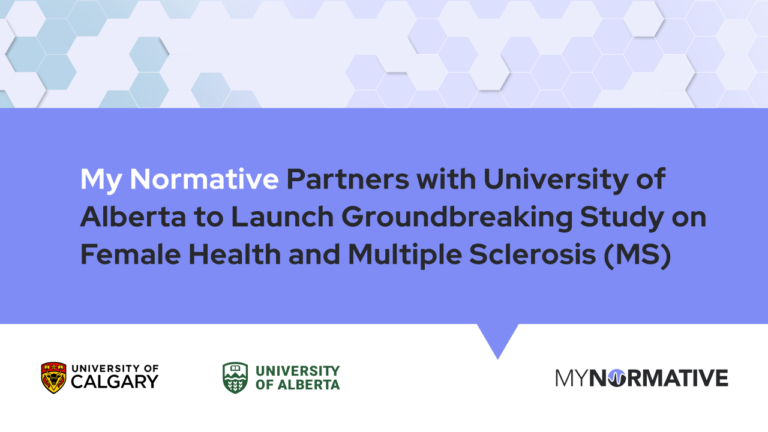 My Normative Partners with University of Alberta to Launch Groundbreaking Study on Female Health and Multiple Sclerosis (MS)