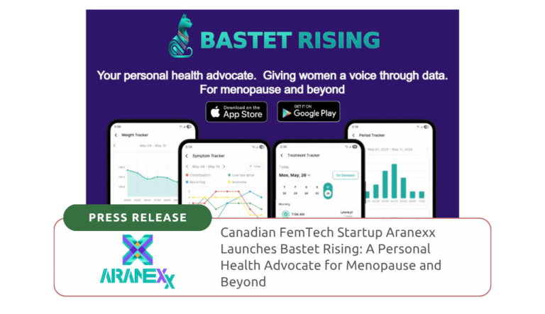 Canadian FemTech Startup Aranexx Launches Bastet Rising: A Personal Health Advocate for Menopause and Beyond